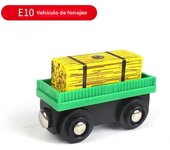 Magnetic Wood Train Toys Wooden Train Accessories Anime James Locomotive Model Car Toy for All Brands Tracks Kid Christmas Gifts