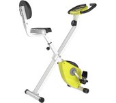 HOMCOM Bicicleta Estática F-Bike Bicicleta Entrenadora con Resistencia Magnética Regulable en 8 Niveles, Altura Regulable Acero 43 x 97 x 109 cm