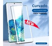 Fingerprint Curved Tempered Glass For Samsung Galaxy S24 Ultra S23 S22 S20 S21 S10 Note 20 Ultra 10 Plus Screen Protectors Film