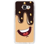 Tumundosmartphone Funda Gel Tpu para Samsung Galaxy A3 (2016) Diseño Helado Chocolate Dibujos
