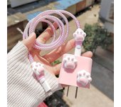 Black Love Charger Protector Cable Organiser for iPhone 18W 20W Management Kits Para Celular Cargador Type C Cable Winder 2023