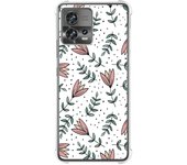 Funda Silicona Antigolpes para Motorola Edge 30 Fusion 5G diseño Flores 01 Dibujos