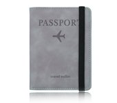 Passport Holder Cover Wallet RFID Blocking Leather Card Case Travel Accessories for Women Men