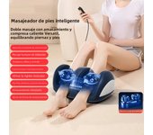 Super Big Electric Foot Massager Machine Shiatsu Foot Calf Rolling Heating Therapy Plantar Fasciitis Promotes Blood Circulation