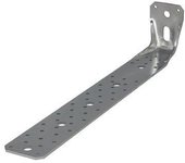 Wolfpack Soporte Para Madera Con Angulo Reforzado 65x88x450 Mm - Acero de Gran Espesor - Acabado Galvanizado - Unión de Maderas Grandes - Para Pergolas y Paneles