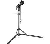 Tectake - Soporte de reparación de bicicletas Jan  Capacidad hasta 50 kg  Plegable y ajustable en altura  Apto para bicicletas estándar y eléctricas  Cierres de bloqueo para montar y desmontar rápido  Revestimiento en polvo  Topes antideslizantes
