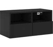 vidaXL Mueble de pared TV madera ingeniería 60x30x30 cm, Mueble de Salon, Mueble TV, Mueble TV salon, Mesa de TV, Mueble tele