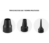 Nozzle Pump Head Air Inflator Adaptor Replacement Nozzles Black Of Blower Charging 3 Sizes