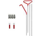 Car Door Tool Kit Inflatable Air Wedge Pump Auto Repair Window Door Open Fixing Gripper Tools Long Reach Kits with Carrying Bag