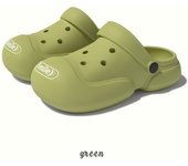 Zapatos con agujeros grandes para mujer en verano, nuevo estilo para uso en interiores y exteriores, parejas antideslizantes que pisan mierda, sandalias de suela gruesa para mujer