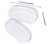 1Pair Heels Grips Silicone Heel Stickers for Women Men Anti Slip Heel Cushions Non-Slip Inserts Pads Foot Heel Care Protector