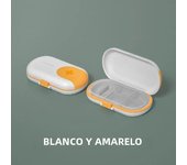 JJYY Portable Pill Box Medical Kits Vitamin Pills Box Storage Box 8 grids Pill Container Health Travel Supply Mini Pill Box 1PC