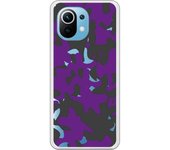 Funda compatible con Xiaomi Mi 11 - Militar Rosa