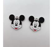 10PCS Mickey Minnie Mouse Cartoon Character Avatar DIY Jewelry Accessories Pendant Necklace Pendant Handmade Material