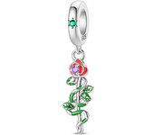 925 Silver Red Apple Green Spirit Snake Pendants Pink Robot Camera Charms Beads Fit Qikaola 925 Original Bracelets DIY Jewelry