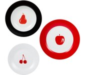 Vajilla 12 pzs porcelana benetton fruits