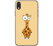 Tumundosmartphone Funda Gel Tpu para Iphone XR Diseño Jirafa Dibujos