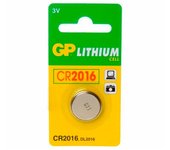 Gp pila litio cr2016 3v blister de 1 unidad