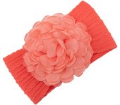 Chiffon Flower Nylon Baby Headbands Children's Hair Bands Infant Soft High Elastic Headdress Solid Boys Girls Hair Accessories