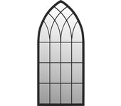 Espejo de Hierro Negro para uso interior 70x30 cm, Espejo de maquillaje