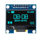 1.3 inch OLED module  SPI/IIC I2C Communicate white/blue color 128X64 1.3 inch OLED LCD LED Display Module 1.3" OLED module