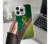 Epc Spanish Guard Civil Emblem Phone Case IMD Phone Case For IPhone 16 15 14 13 12 11 Pro Max Plus Color Silver Cover