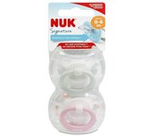 Nuk Chupete Día Silicona 0-6 Meses, 2 Unidades