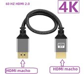 1M 2M 3M 5M10M HDMI-compatible Cable 4K 60Hz Male to HDMI-compatible Male for PS3/4 Projector TV Box Laptop Monitor Cable