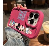Disney Lovely Mickey Minnie Mouse Duck Cute Phone Case For iPhone 16 12 13 11 15 Pro Max XR 14 PLUS Silica Gel Y2K Cartoon Cover