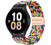 22mm 20mm Nylon Buckle Strap for Huawei Watch GT 4 3 2 46mm/4 Pro 3Pro Bracelet for Samsung Watch7/6/5/4/Classic Adjustable Belt