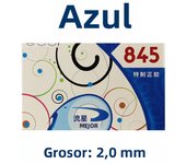 Original METEOR 845 Blue Table Tennis Rubber Pips-out Fast Attack Short Pips Offensive Ping Pong Sponge ITTF Approved
