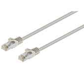 Conexión F/UTP Cat.6A RJ45 macho - macho, Cobre LSZH Gris