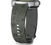 Engraved Silicone Strap for Samsung Galaxy Watch 7 FE/6 4 Classic/5 Pro 45 No Gaps Sport Bracelet Galaxy Watch 7 Band 44mm 40mm