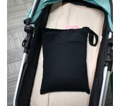 1pc Wet Dry Gift Bags Waterproof Reusable With Two Zippered Pockets Baby Cloth Diaper Bag Travel Beach Pool Daycare Wet Bag