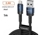 Toocki USB Cable For iPhone 14 13 12 Pro Max X XS XR 8 7 Plus iPad Fast Charging Charger Aluminum iP Cable For iPhone Data Cord