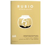Miquelrius - CUADERNO RUBIO A5 OPERAC.y PROBLEMAS  6A - Pack de 10 unidades P6A