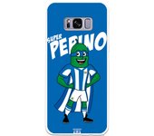Funda original compatible con Samsung Galaxy S8 - Leganes Super Pepino Fondo Azul