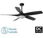 Ventilador DC 24W GALLEO Negro 5 ASPAS 137D 2400LM