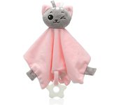 Kiokids Juguete Peluche Doudou Gato Rosa 30 cm Para Bebe