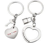 Love Couple Keychain Pendant Creative Valentine's Day Other Festivals Small Gift Keyrings Pendant