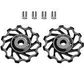Rear Bearing Roller 1 Pair MEIJUN Ceramic Bearing Rear Pulley Jockey Wheel Bike Guide Roller Bicycle Roller Rear Roller
