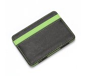 Ultra Thin PU Leather Women Men Magic Wallets Mini Coin Purses Short Business Credit Card Holder