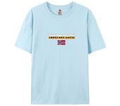 Loose Men T-shirts Summer NAPAPIJRI Print T Shirt Retro Fashion Casual Cool Design Street Short Sleeve Top Tee Cotton Clothing