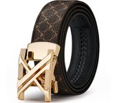 Mens Belts Luxury Designer Belts Fashion Ratcheting Belt Leather with Gift Box, Gift for Men with Gift Box