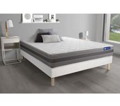 Pack colchón Actimemo relax 120x190cm + Somier multiláminas, espuma viscoelástica, 5 zonas de confort