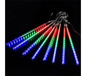LED Meteor Shower Rain Lights Waterproof Falling Raindrop Fairy String Light for Christmas Holiday Party Patio Decor 30CM