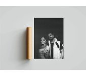 Black and White Drake Concert Cover Poster Aesthetic Pop Rapper Music Album for All the Dogs Canvas Print Wall Art Room Decor