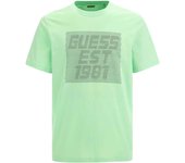 Camiseta de Manga Corta Guess Sherad Cn T-Shirt para hombre en color verde