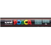 Posca Marcador de Pintura Pc-3m 0.9-1.3mm - Tinta Base Agua - Resistente Luz - No Permanente - Ideal Cartelería y Decoración - Verde Marino (6 Uds)