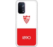 Funda original compatible con Oppo A54 5G / A74 5G - Sevilla Rojiblanco 1890